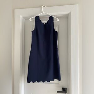 JCrew scalloped edged dress Size 6
